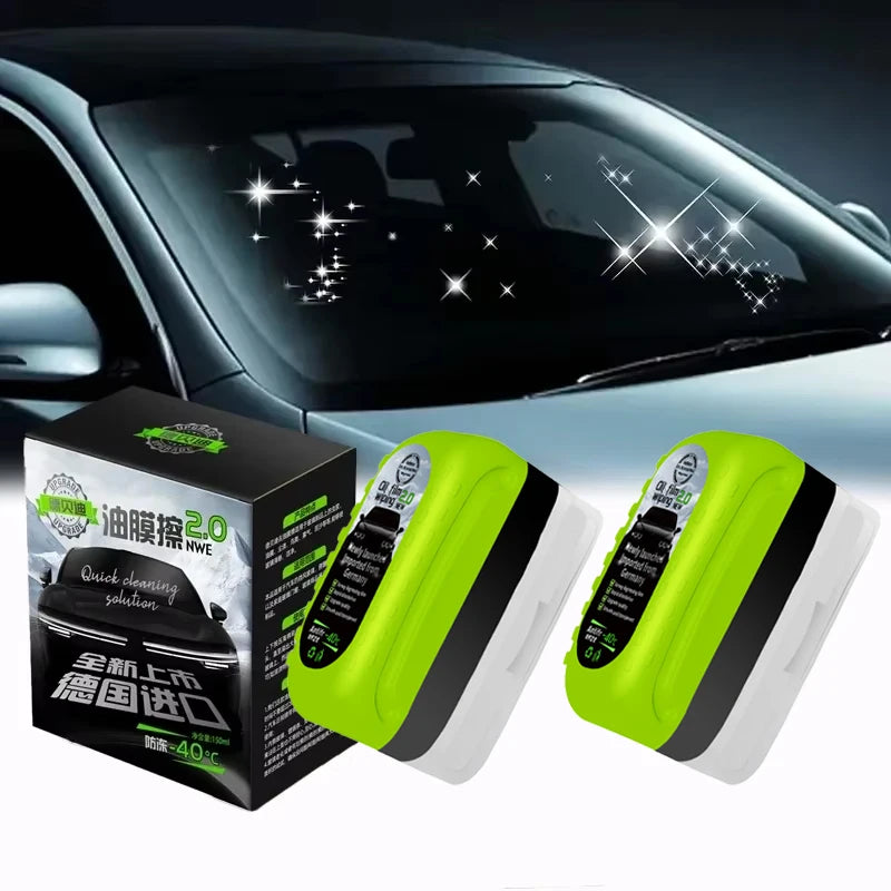Car Oil Film Cleaning Agent, Window Front Windshield Rainproof and anti Fog Agent, Coating Remover Accessories