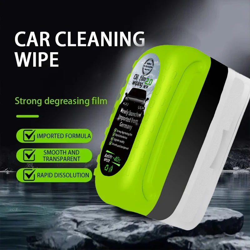 Car Oil Film Cleaning Agent, Window Front Windshield Rainproof and anti Fog Agent, Coating Remover Accessories